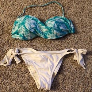 Never worn, two piece swim suit
